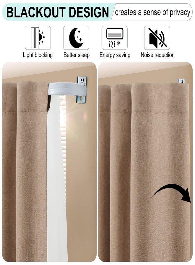 Yaocom ياوكوم، عبوة من قطعتين من قضبان الستائر المزدوجة القابلة للتعديل للنوافذ، مقاس 28-48 بوصة، قضبان ستائر مزدوجة ملفوفة حول النوافذ، مناسبة لستائر التعتيم والستائر الشفافة والأبواب، لون أبيض، تتضمن جميع أدوات التركيب - Image 4