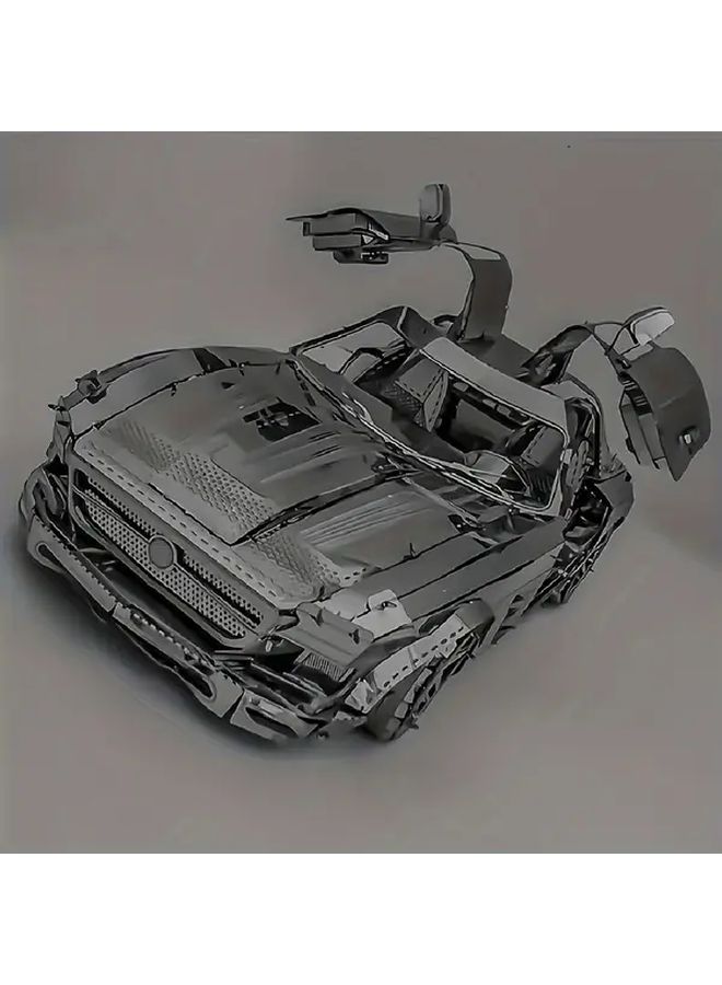 DIY Golden Assembly Toy Car Model 3D Puzzle Racing Car Home Decoration Gift - Image 4