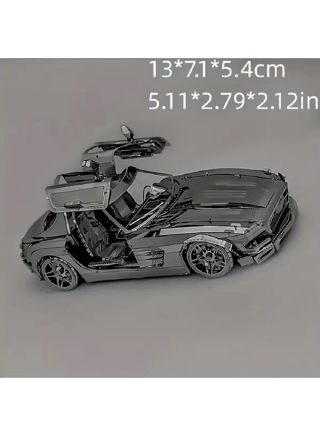 DIY Golden Assembly Toy Car Model 3D Puzzle Racing Car Home Decoration Gift - Image 2