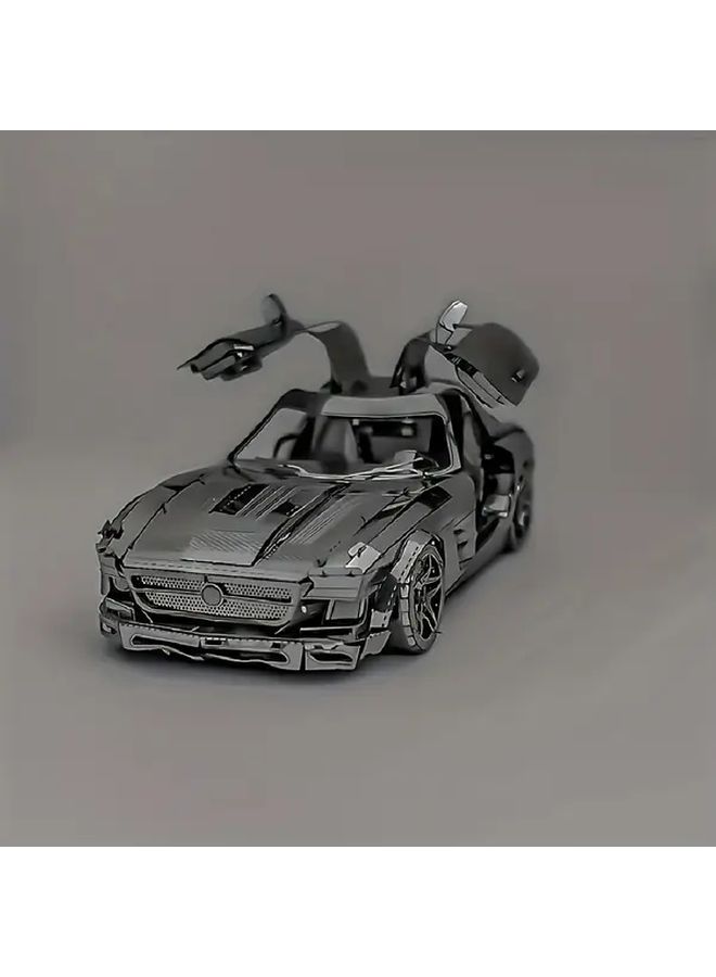 DIY Golden Assembly Toy Car Model 3D Puzzle Racing Car Home Decoration Gift - Image 5