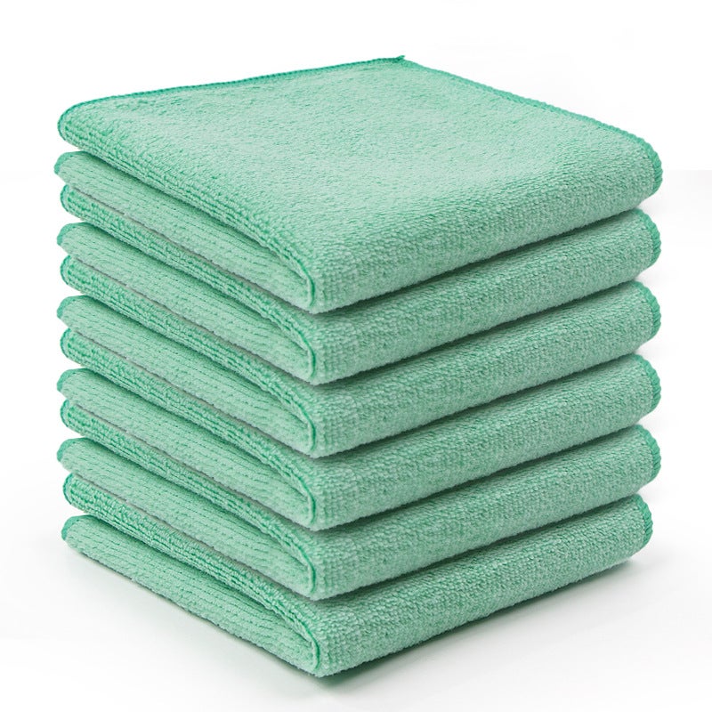 Generic Microfiber Cleaning Cloths Multipurpose Kitchen Towel Green (exclusively for overseas supermarkets)