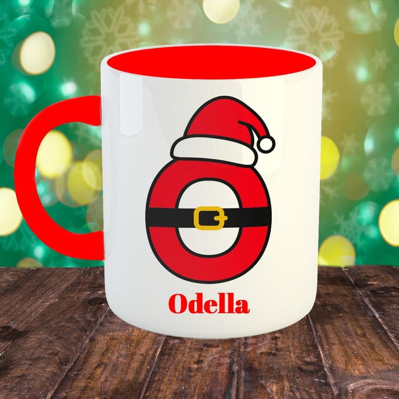 Happu Monogram Personalised Alphabet Mug with Customised Name Printed Christmas Coffee MugYour Name Initials Prints on Coffee Cup325ml799RDO - Image 4