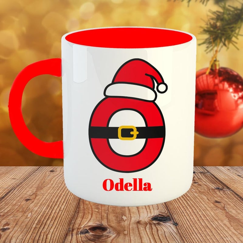 Happu Monogram Personalised Alphabet Mug with Customised Name Printed Christmas Coffee MugYour Name Initials Prints on Coffee Cup325ml799RDO - Image 3