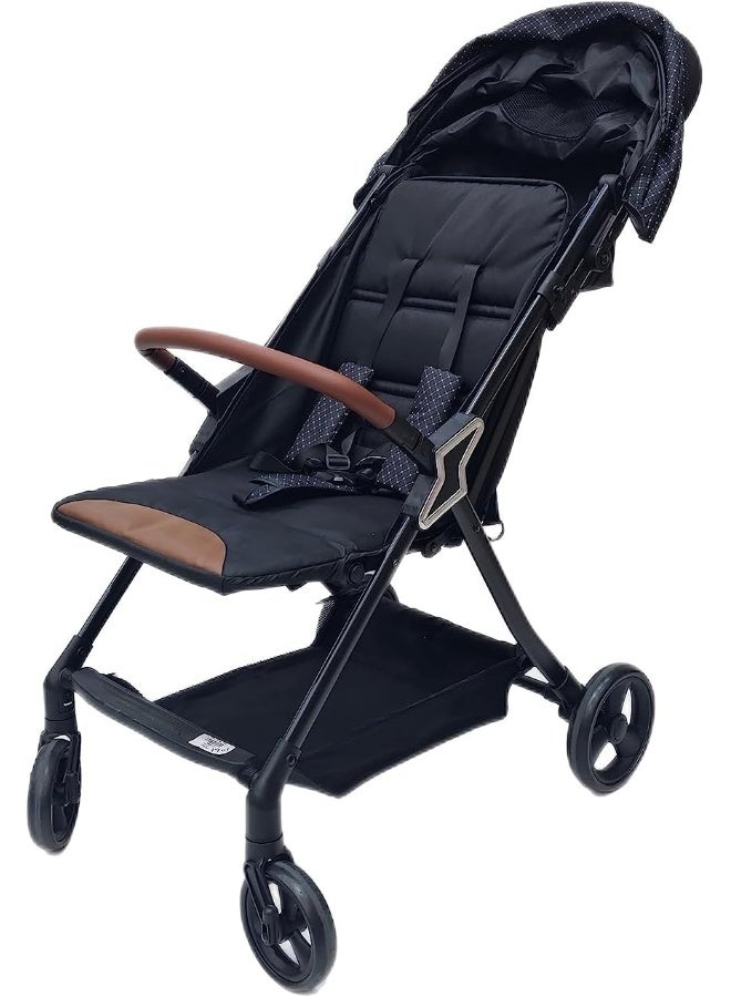 SMR Kids Z2 Easy Fold Compact Lightweight Stroller (Black) - Image 2