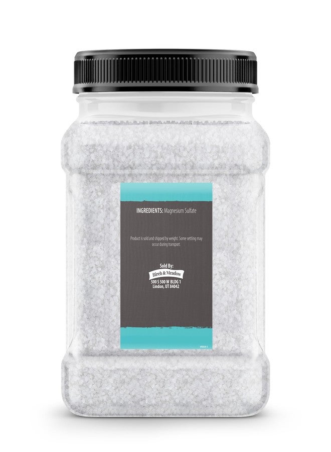 BIRCH & MEADOW ملح إبسوم من بيرش و ميدو، 4 رطل، كبريتات المغنيسيوم النقية، بدون رائحة، للاستحمام والنقع - Image 2