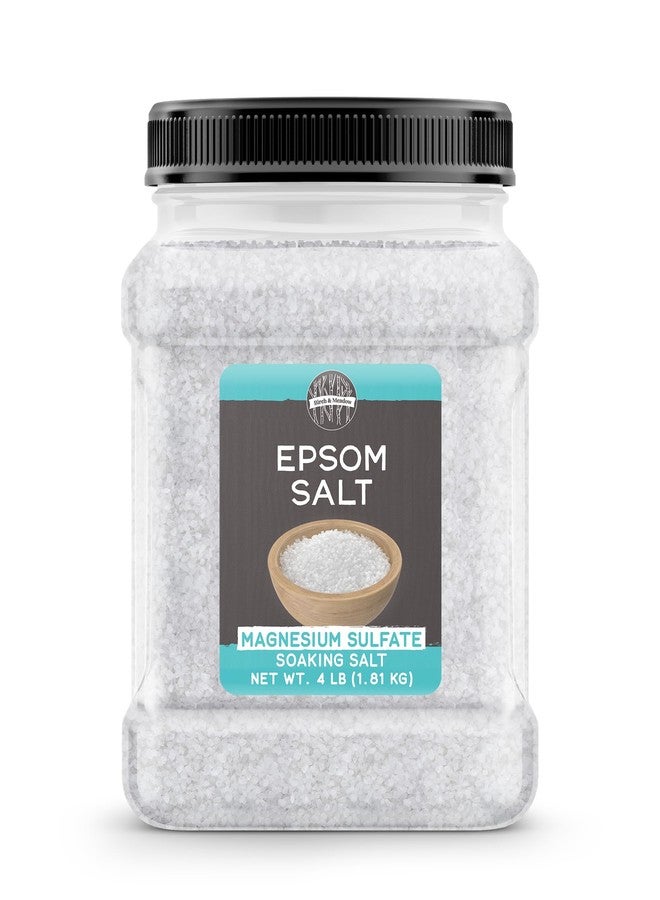 BIRCH & MEADOW ملح إبسوم من بيرش و ميدو، 4 رطل، كبريتات المغنيسيوم النقية، بدون رائحة، للاستحمام والنقع - Image 1