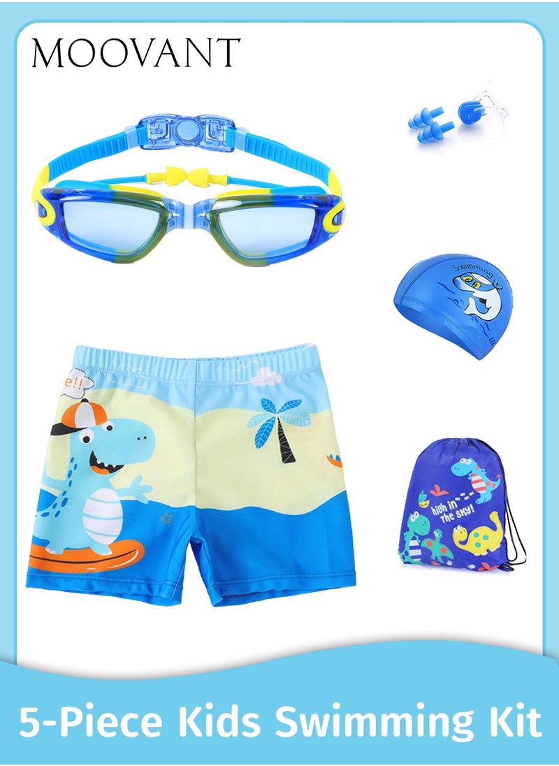 Boys' Short Swimtrunks Set, with Nose Clip, Ear Plugs, Goggle Case, and Swim Cap, Kids Complete Swimwear Kit, Waterproof Swimming Gear - pzsku/Z2A95ADF6C66ACD3C1841Z/45/_/1715857185/cf51c393-d666-47d8-b23f-523de7b6c0be