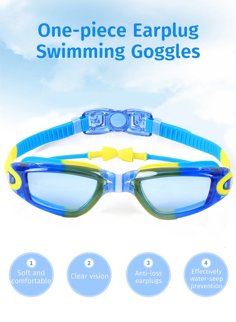 Moovant Boys' Short Swimtrunks Set, with Nose Clip, Ear Plugs, Goggle Case, and Swim Cap, Kids Complete Swimwear Kit, Waterproof Swimming Gear - Image 3