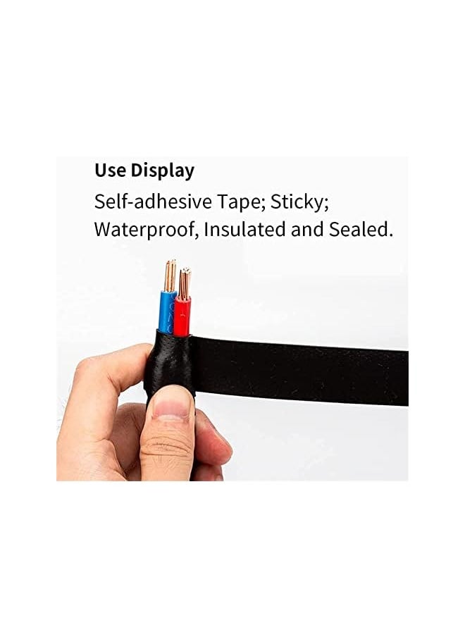PROMASS - promass Electrical Tapes, 6 Rolls Insulating Tape Self-Adhesive Electrical Tape Waterproof Tape for Indoor Outdoor, Wrapping Wiring Harness, Auto Electrical Protection (Multicolor) - Image 1