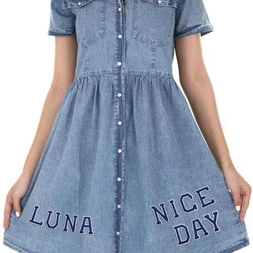Cazzon Letter and Number Iron On Patches, A-Z Alphabet and Numbers 0-9 Embroidery Applique Patch, DIY Decorative Heat Press Patches for Clothing Jeans Jackets Backpacks Hats (Blue 72 Pcs) - Image 5