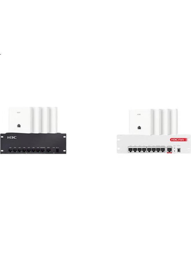 H3C H9 2.5G Edition Ap Panel Whole House Wifi Kit 4 Gigabit Dual-Band Wireless Ap + 9-Port Poe Router Hotel Homestay Villa Enterprise Networking 3000M - Image 2