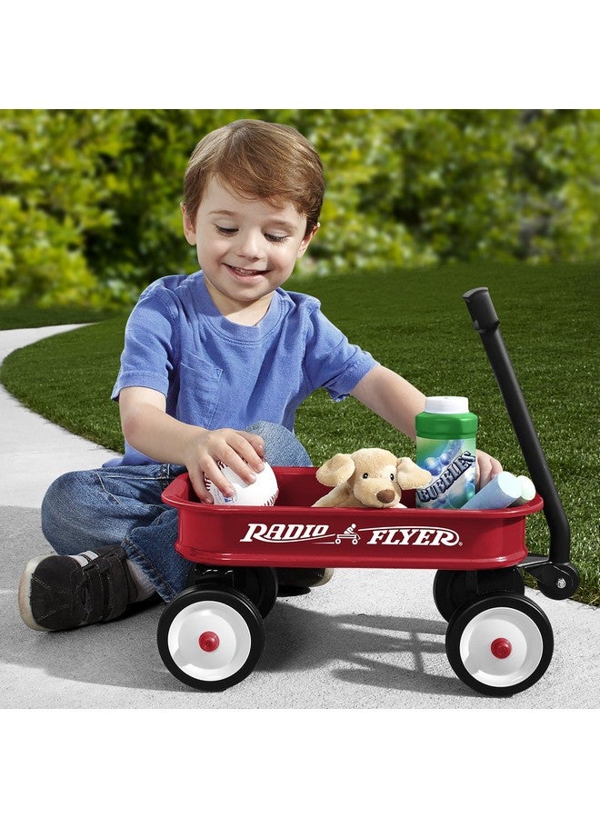 Radio Flyer عربة راديو فلاير للأطفال 12.5 بوصة، عربة ديكور صغيرة حمراء للعب - Image 2