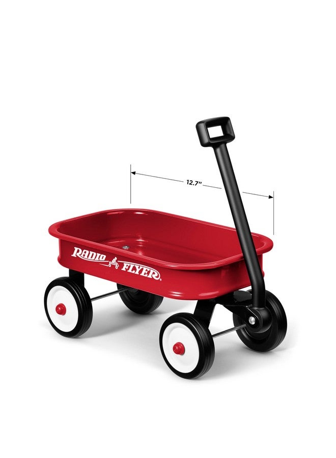 Radio Flyer عربة راديو فلاير للأطفال 12.5 بوصة، عربة ديكور صغيرة حمراء للعب - Image 1