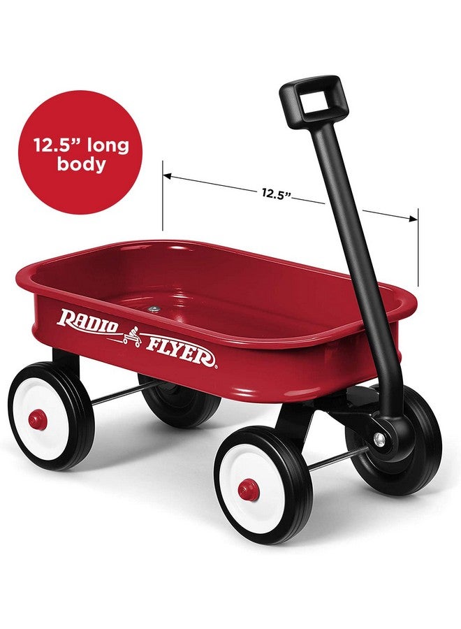 Radio Flyer عربة راديو فلاير للأطفال 12.5 بوصة، عربة ديكور صغيرة حمراء للعب - Image 3