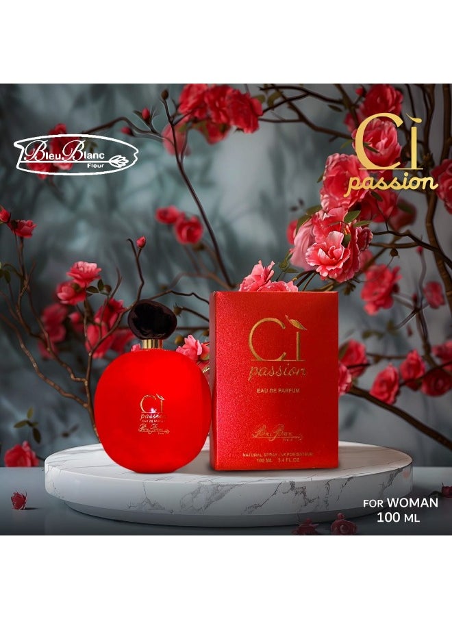 Bleu Blanc Fleur CI Passion Eau De Parfum for Women - 100ml  - Image 5