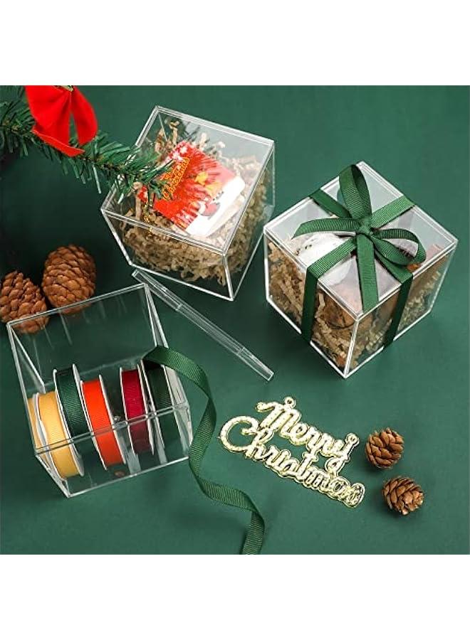 Arabest Acrylic Boxes for Display 3 Pack Clear Plastic Square Cube, 3.3x3.3x3.3Inch/85x85x85mm Small Acrylic Box with Lid, Candy Pill and Tiny Jewelry Storage Boxes Organize Containers - Image 3