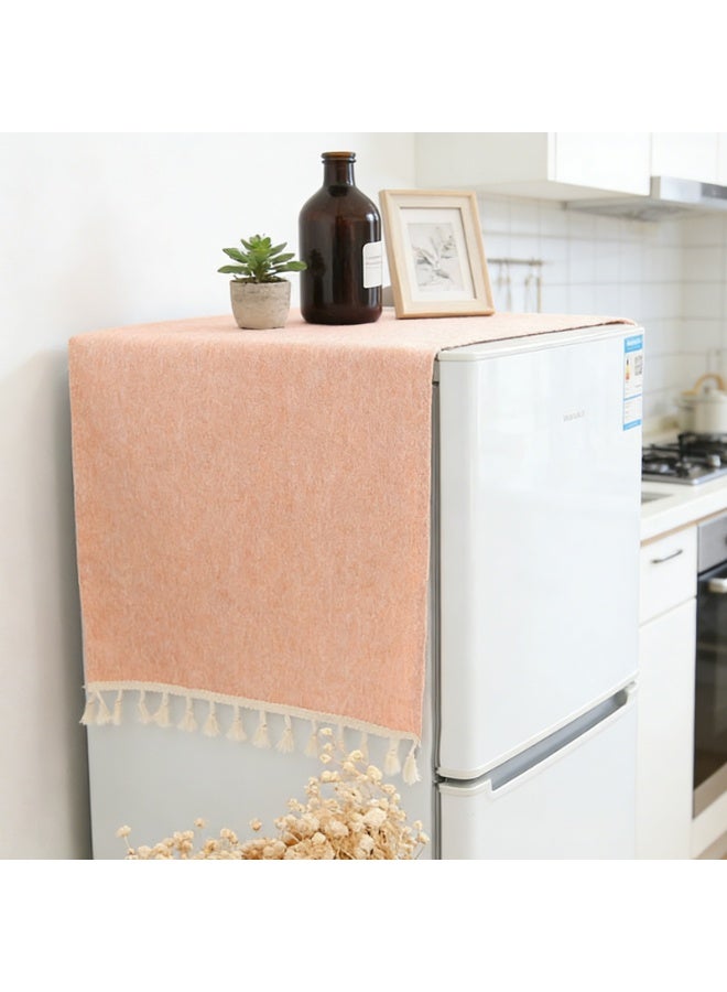 Fridge Dust Cover Washer And Dryer Top Refrigerator Dust Proof Cover Solid 150 CM x 60 CM (L x W) - Image 1