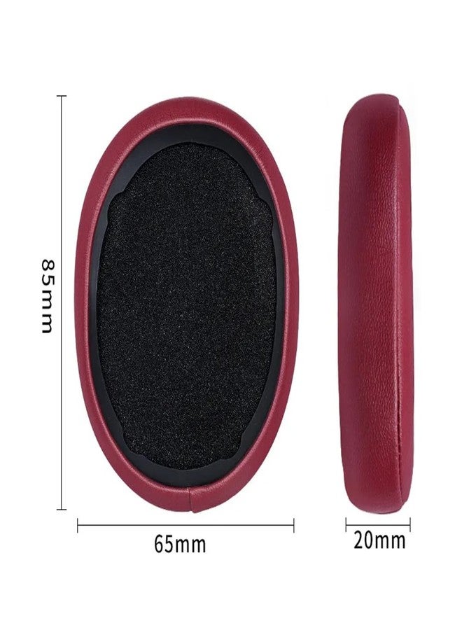 Enegg وسادات أذن بديلة لأغطية وسادات الأذن قطع إصلاح لسماعات Skullcandy Crusher Hesh 3 Hesh3 Venue اللاسلكية ANC، أحمر - Image 2
