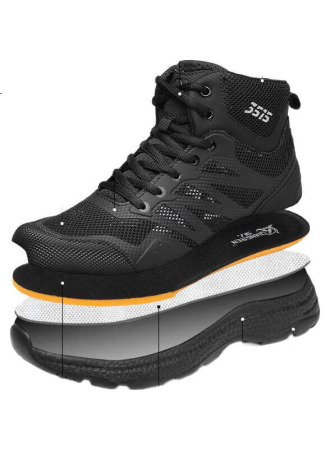 Strongman Men'S Boots 3515 Combat Boots Mesh Breathable Outdoor Boots Anti-Puncture Mountaineering Training Boots Jds230Gl Black 46 - Image 1