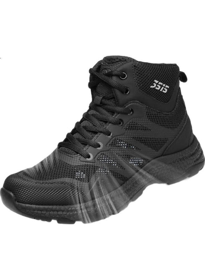 Strongman Men'S Boots 3515 Combat Boots Mesh Breathable Outdoor Boots Anti-Puncture Mountaineering Training Boots Jds230Gl Black 46 - Image 3