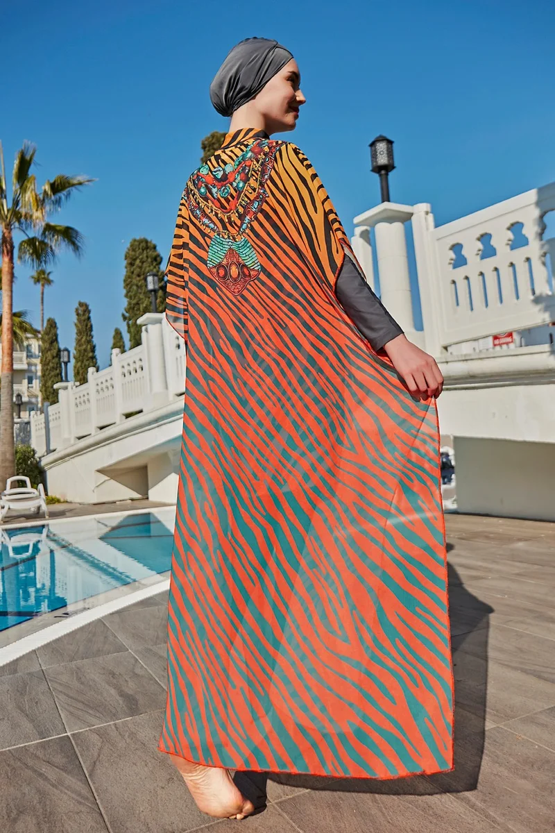 ريمسا مايو Remsa Swimsuit Remsa Hijab Swimsuit Design Single Kaftan Pareo 430-305 Kenya