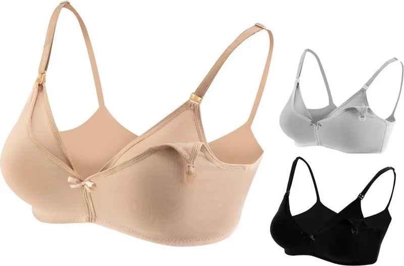 Gezenbebe Bmom Pregnancy and Nursing Bra Mink