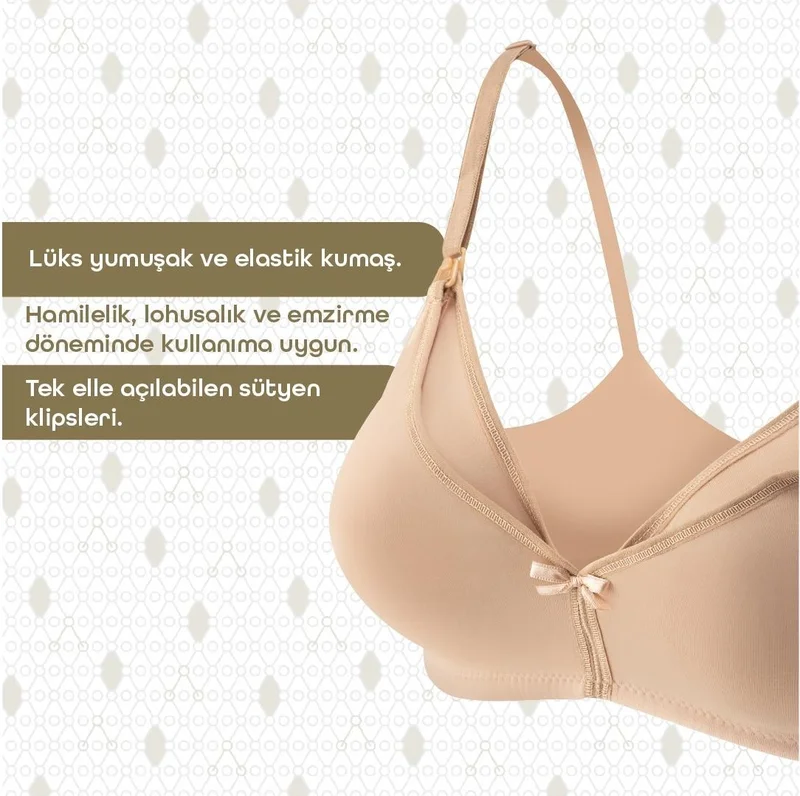 Gezenbebe Bmom Pregnancy and Nursing Bra Mink