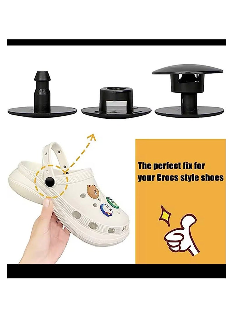 Universal Button croc shoes Fix  – 2 Pairs per Bag - Image 1