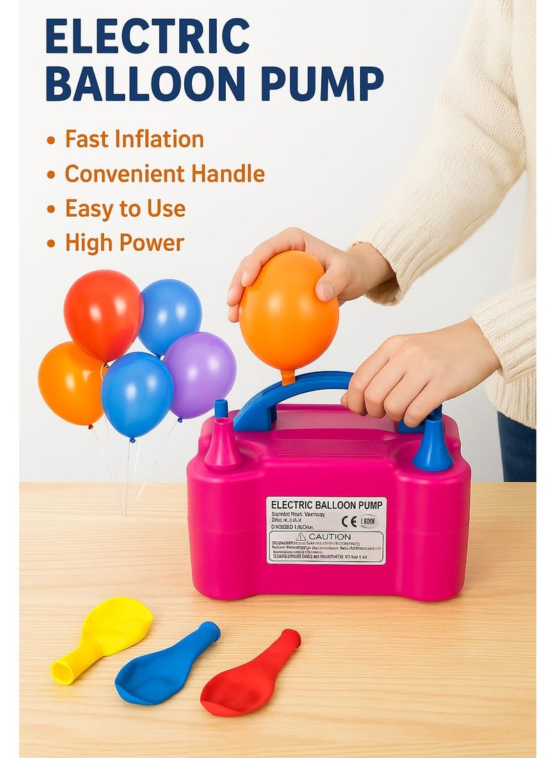 Electric Balloon Pump Automatic Two Nozzle Balloon Pump - Image 1