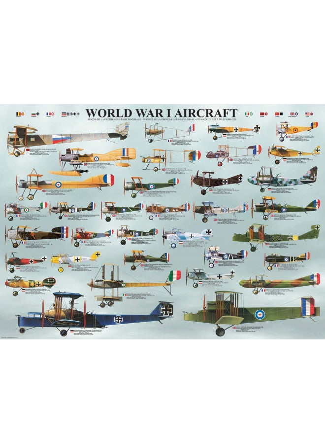 EuroGraphics World War I Aircraft 1000 Piece Puzzle (6000-0087) - Image 3