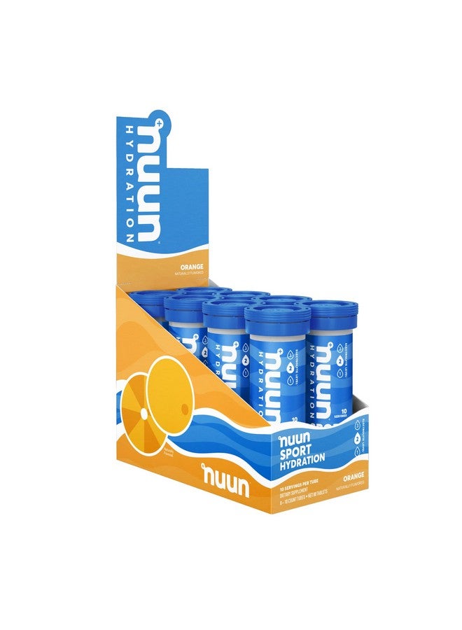 Nuun أقراص الإلكتروليت الرياضية للترطيب النشط برتقالية 8 عبوات (80 حصة) - Image 1