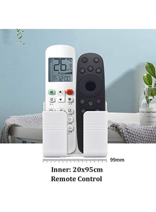Wall Mount Phone Holder – Adhesive Mobile Charging Stand, Remote Control Holder & Multipurpose Storage Box for Home & Office - Image 2
