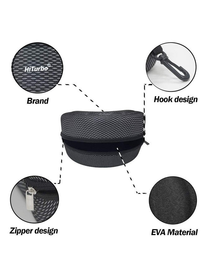 Hiturbo Ski Goggles Hard Case Eva Snowboard Goggles Box Diving Mask Protection Carrying Case For Snow & Water Sport (2Pcs) - Image 3