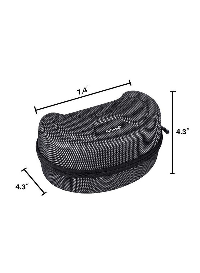 Hiturbo Ski Goggles Hard Case Eva Snowboard Goggles Box Diving Mask Protection Carrying Case For Snow & Water Sport (2Pcs) - Image 2