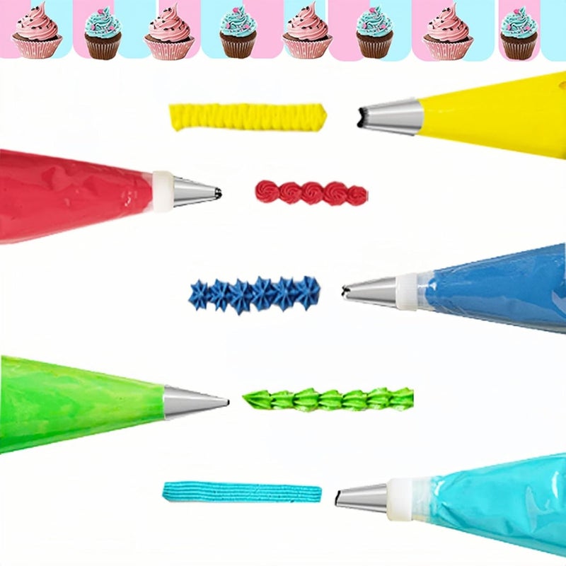 AISARCH 48-Piece Numbered Piping Tips, Cookie Icing Tips, Cookie Decorating Kit, Cake Decorating Tips for Cupcakes Cookies, Cake Supply Master Decorating Tip Set - Image 3