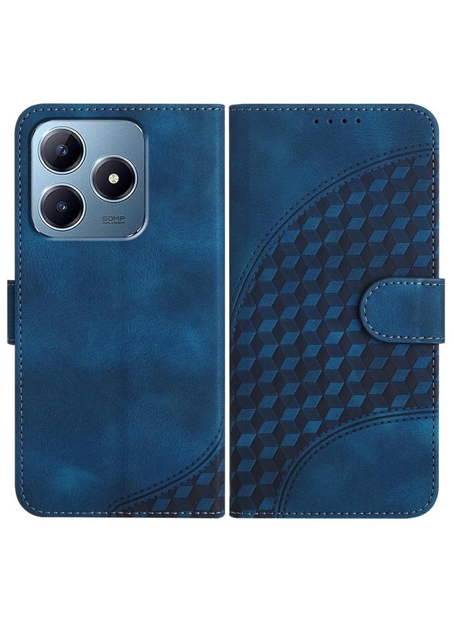 S-TOP Case For Realme C63 / C61 Global Elephant Head Embossed Phone Leather Case with Lanyard - Image 1