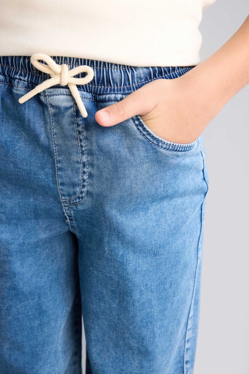 ديفاكتو بنطلون جينز اولادي قصة عادية برجل عادية - Image 4