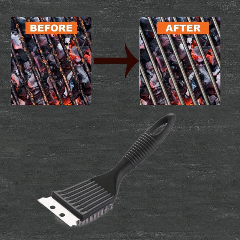 "2x1 Wire Stove Brush for Cleaning Cookers and Ovens - Easily and Effectively Remove Grease and Dust" - Generic - Image 4