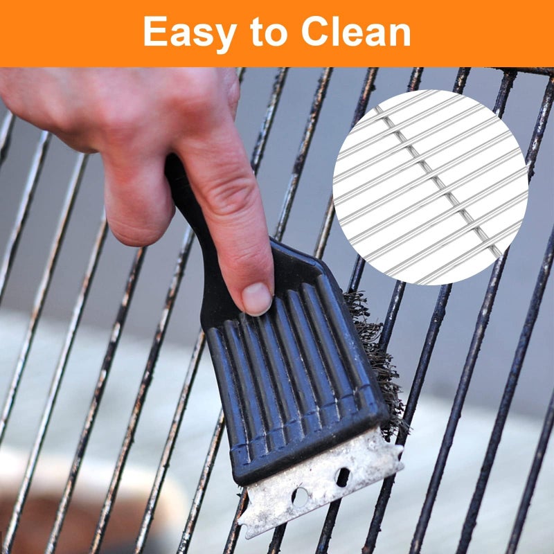 "2x1 Wire Stove Brush for Cleaning Cookers and Ovens - Easily and Effectively Remove Grease and Dust" - Generic - Image 3