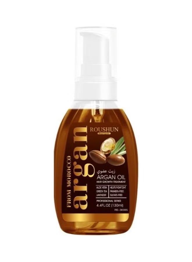ROUSHUN 100% Pure Argan Oil for Hair Growth Enhancement 130ml