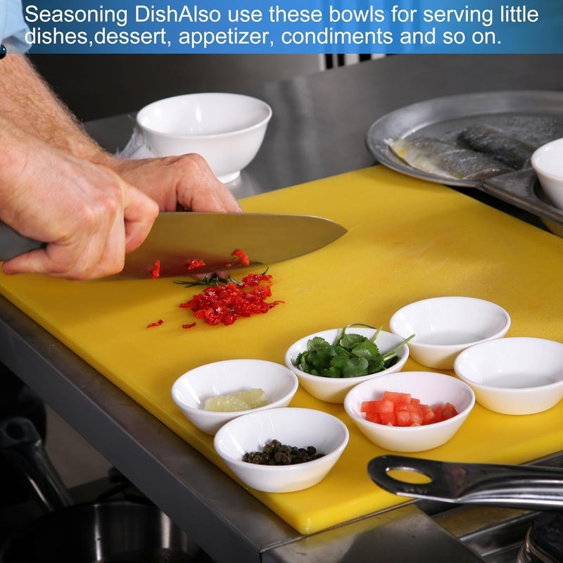 HEVASNEK 3-Pack Stainless Steel Sauce Dipping Bowls with 4 Compartment Divided Plates, Metal Seasoning Dish for Sauces, Dressings, and Condiments, Gold - Image 5