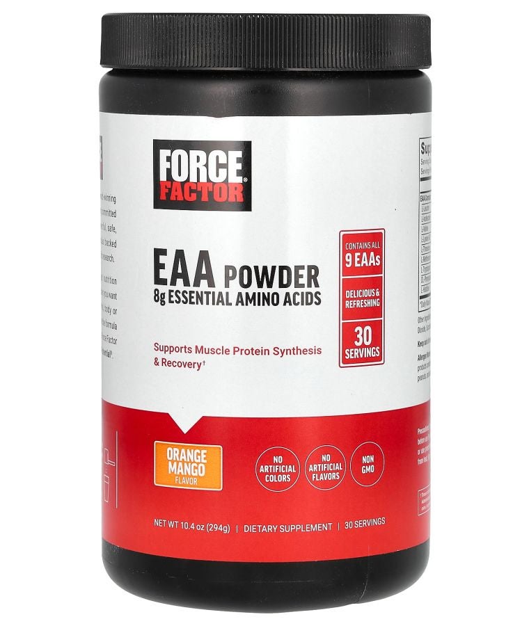 Force Factor EAA Powder Orange Mango 10.4 oz (294 g)