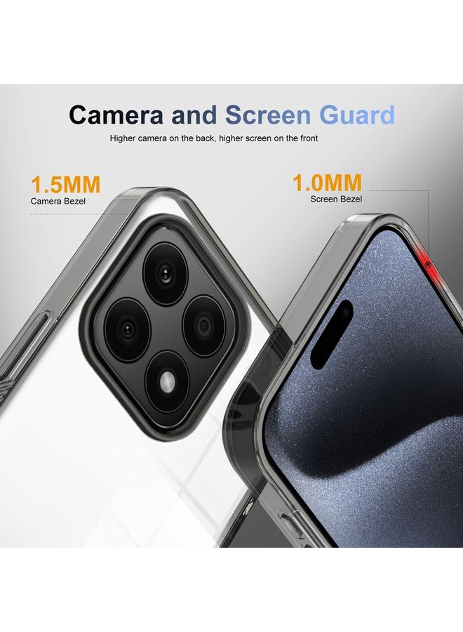 S-TOP Case For Honor X8a Anti-slip Clear Acrylic Hybrid TPU Phone Case - Image 2