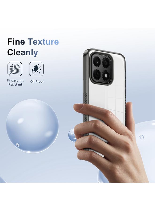 S-TOP Case For Honor X8a Anti-slip Clear Acrylic Hybrid TPU Phone Case - Image 5