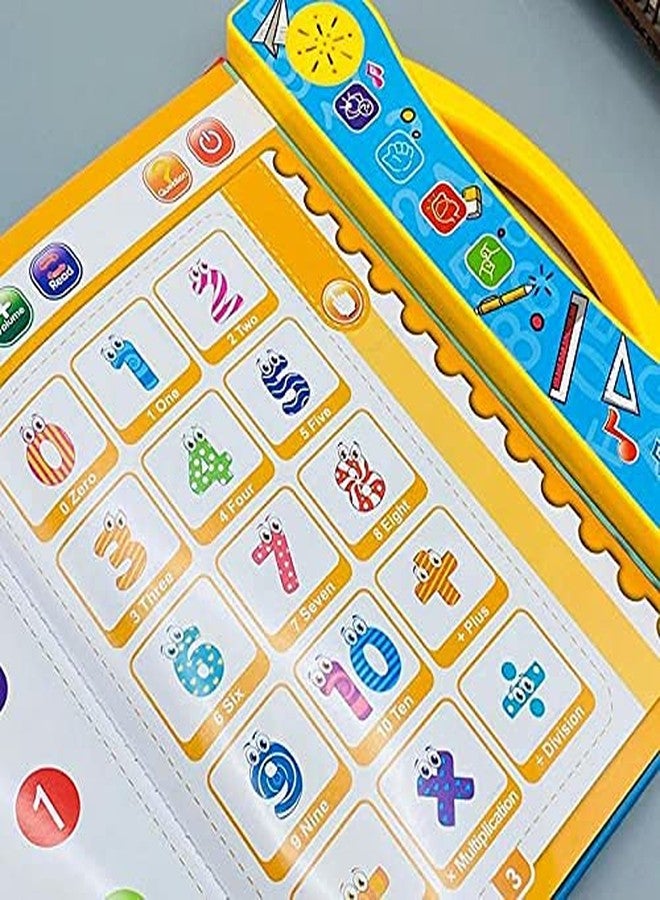 Vikrida Educational English Letters and Words Intelligence Learning Book, Activities with Numbers, Shapes, Animals Phonetic Learning Book for Toddlers - Image 3