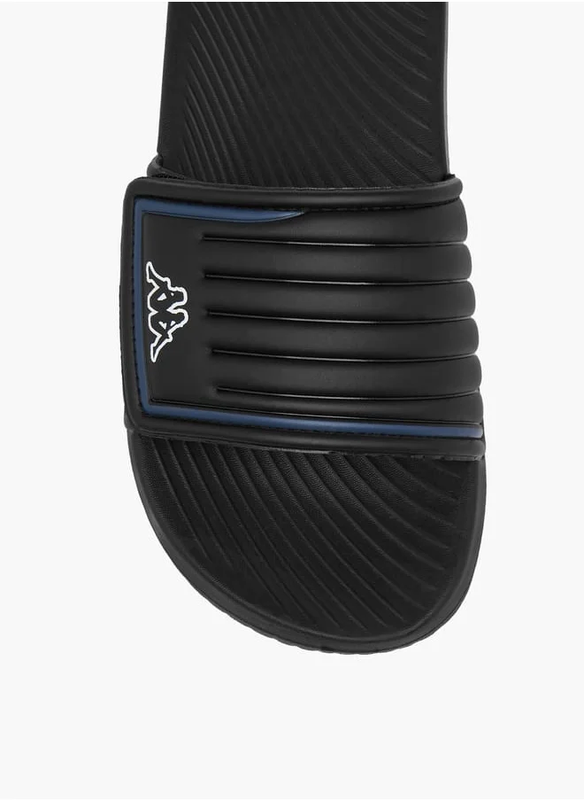 كابا Girl's Textured Slides with Hook and Loop Closure