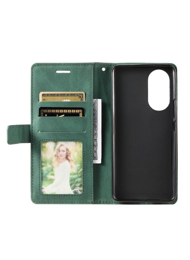 S-TOP Case For OPPO A17 4G Skin Feel Splicing Leather Phone Case - Image 3