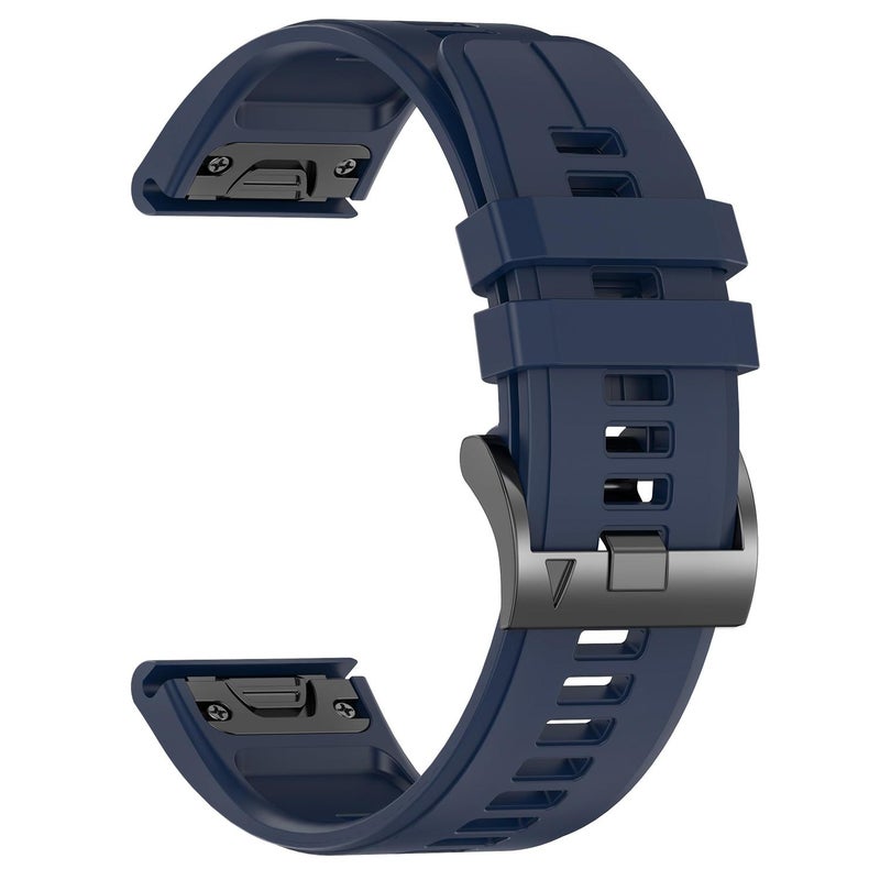 For Garmin 22Mm Official Quick Release Silicone Watch Band(Dark Blue) - Image 2