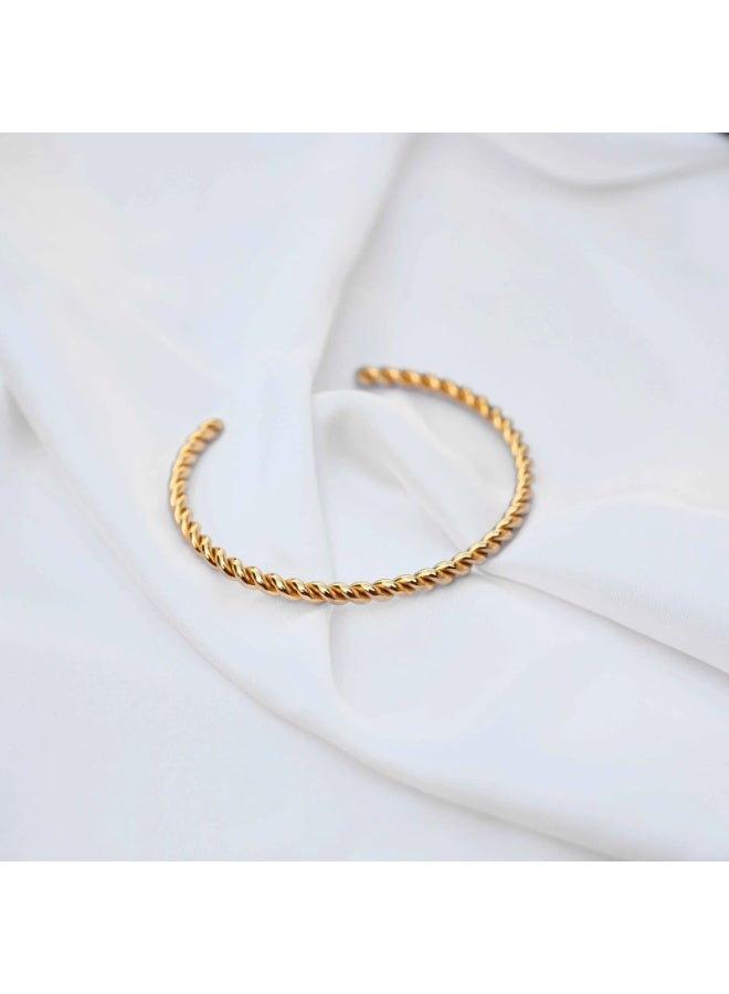 osir Luxury Gold Tungsten Bracelet for Women – Elegant, Scratch-Resistant Design with Long-Lasting Shine - Image 2