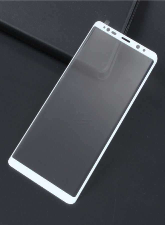 Full Body Curved Samsung Galaxy Note 8 4D Tempered Glass white - Image 1